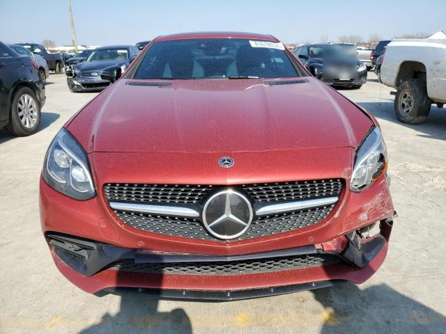 WDDPK3JA5HF145096 - 2017 MERCEDES-BENZ SLC 300 RED photo 5