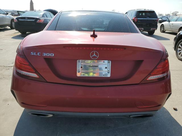 WDDPK3JA5HF145096 - 2017 MERCEDES-BENZ SLC 300 RED photo 6