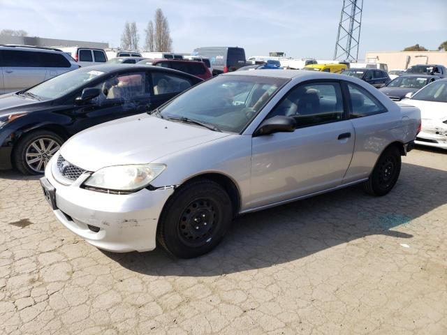 1HGEM22134L060811 - 2004 HONDA CIVIC DX VP SILVER photo 1