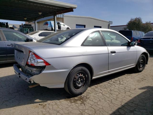 1HGEM22134L060811 - 2004 HONDA CIVIC DX VP SILVER photo 3