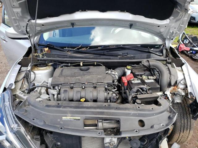 3N1AB7APXKY214640 - 2019 NISSAN SENTRA S SILVER photo 11