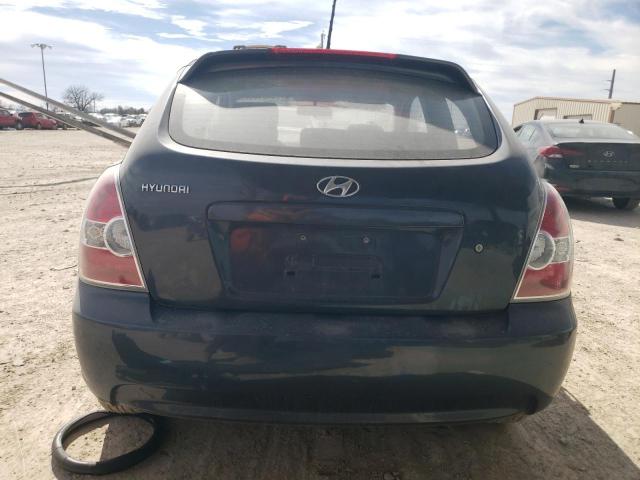 KMHCM36C68U081221 - 2008 HYUNDAI ACCENT GS BLUE photo 6