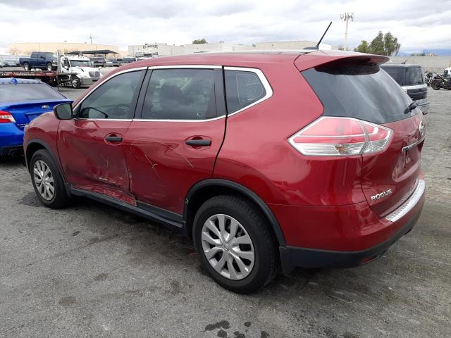 KNMAT2MV0GP660859 - 2016 NISSAN ROGUE S RED photo 2