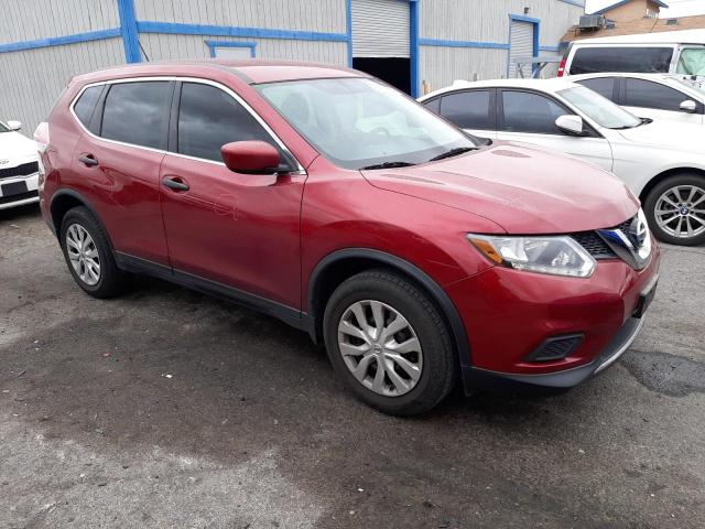 KNMAT2MV0GP660859 - 2016 NISSAN ROGUE S RED photo 4