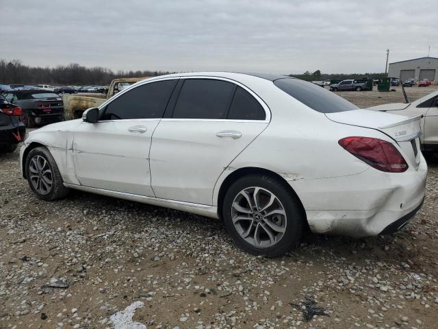 WDDWF4KB1JR313141 - 2018 MERCEDES-BENZ C 300 4MATIC WHITE photo 2