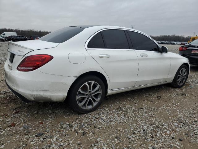 WDDWF4KB1JR313141 - 2018 MERCEDES-BENZ C 300 4MATIC WHITE photo 3