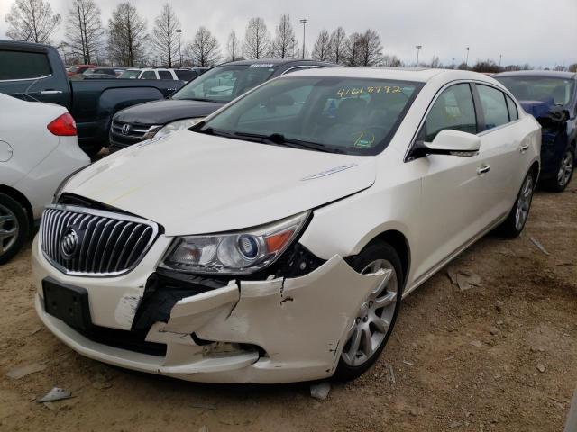 1G4GJ5G32DF286697 - 2013 BUICK LACROSSE TOURING WHITE photo 2