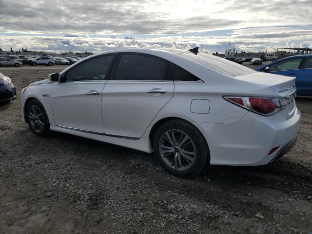 KMHEC4A41FA121320 - 2015 HYUNDAI SONATA HYBRID WHITE photo 2