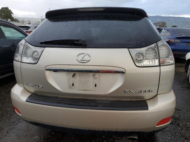 JTJHW31U160008067 - 2006 LEXUS RX 400 BEIGE photo 6