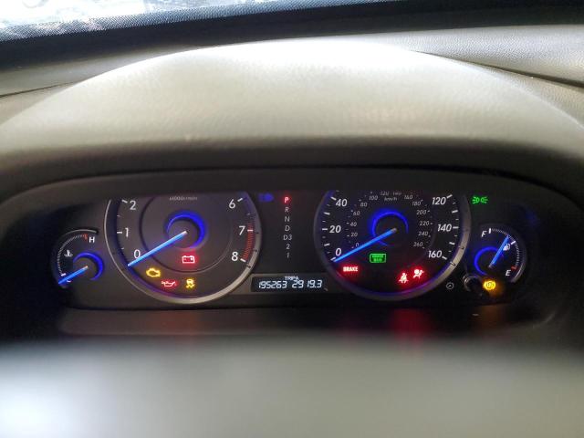 5J6TF2H5XCL003167 - 2012 HONDA CROSSTOUR EXL თეთრი ფოტო 9