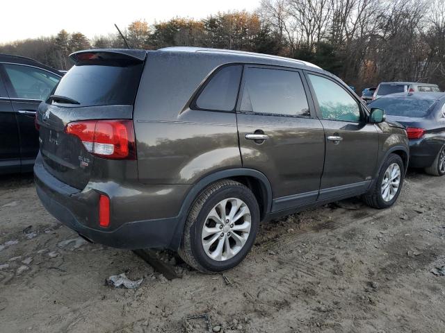 5XYKUDA76FG555280 - 2015 KIA SORENTO EX GRAY photo 3