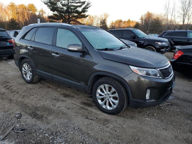 5XYKUDA76FG555280 - 2015 KIA SORENTO EX GRAY photo 4