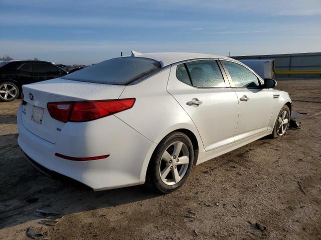 KNAGM4A75F5585463 - 2015 KIA OPTIMA LX WHITE photo 3