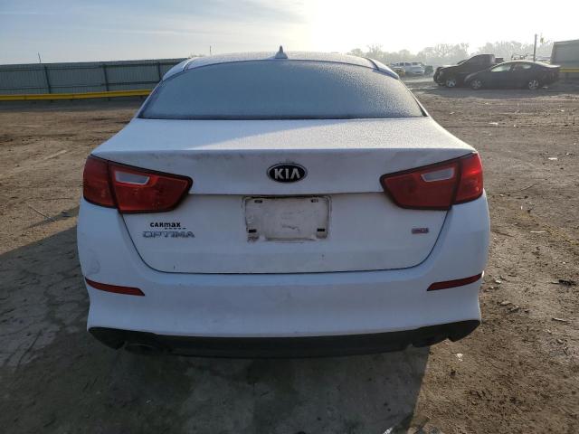 KNAGM4A75F5585463 - 2015 KIA OPTIMA LX WHITE photo 6