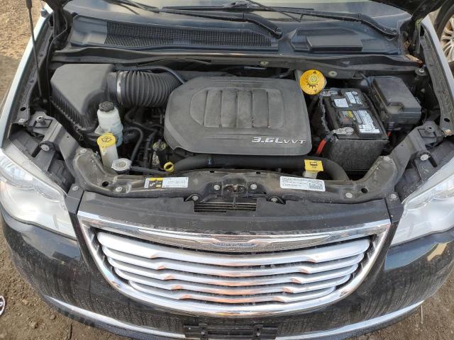 2C4RC1CG5FR573715 - 2015 CHRYSLER TOWN & COU TOURING L BLACK photo 12