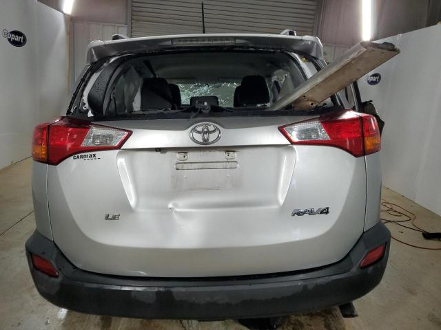 2T3ZFREV4EW111622 - 2014 TOYOTA RAV4 LE SILVER photo 6