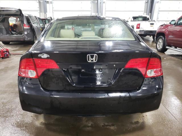 1HGFA16886L028597 - 2006 HONDA CIVIC EX BLACK photo 6