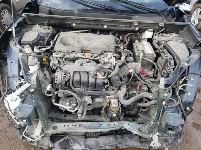 2T3P1RFV6KW011487 - 2019 TOYOTA RAV4 XLE BLUE photo 11