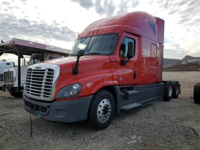 1FUJGLDR5HLHX1375 - 2017 FREIGHTLINER CASCADIA 1 RED photo 2