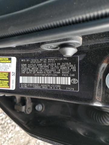 4T1T11AK3PU773284 - 2023 TOYOTA CAMRY SE NIGHT SHADE BLACK photo 12