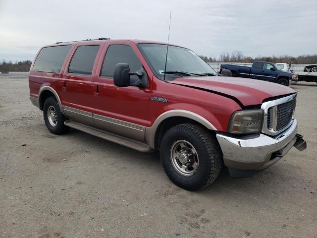 1FMNU42S4YED56056 - 2000 FORD EXCURSION LIMITED RED photo 4