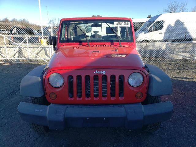 1J4FA24199L704029 - 2009 JEEP WRANGLER X RED photo 5