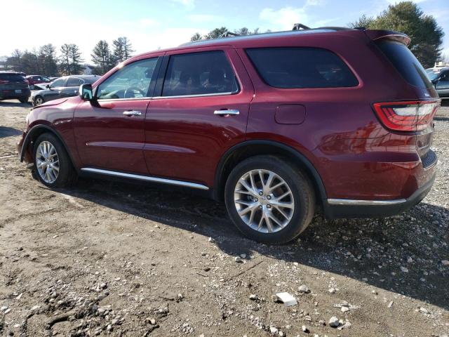 1C4RDHAG0HC606236 - 2017 DODGE DURANGO SXT RED photo 2