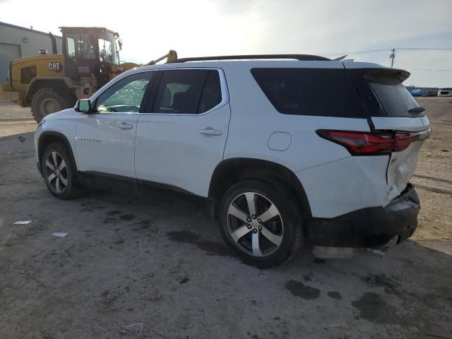 1GNERHKWXNJ131862 - 2022 CHEVROLET TRAVERSE LT WHITE photo 2