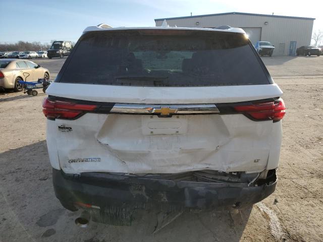 1GNERHKWXNJ131862 - 2022 CHEVROLET TRAVERSE LT WHITE photo 6