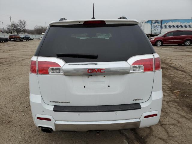 2GKFLZEK2F6214198 - 2015 GMC TERRAIN DENALI WHITE photo 6