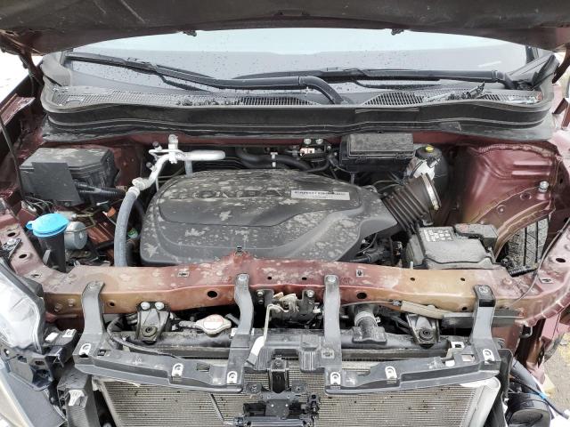5FNYF8H54LB007667 - 2020 HONDA PASSPORT EXL Bordo foto 12