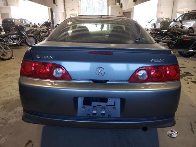 JH4DC54846S013643 - 2006 ACURA RSX GRAY photo 6