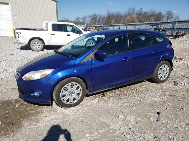 1FAHP3K22CL310982 - 2012 FORD FOCUS SE BLUE photo 1