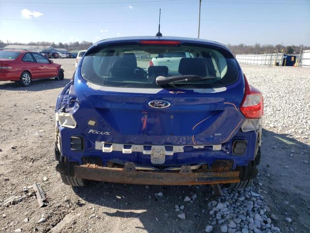 1FAHP3K22CL310982 - 2012 FORD FOCUS SE BLUE photo 6