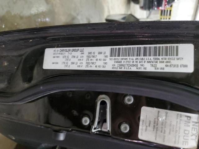 1C6RR6GT7ES428456 - 2014 RAM 1500 SLT BROWN photo 12