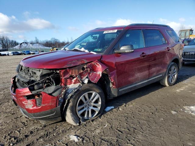 1FM5K8D89JGB82784 - 2018 FORD EXPLORER XLT MAROON photo 1