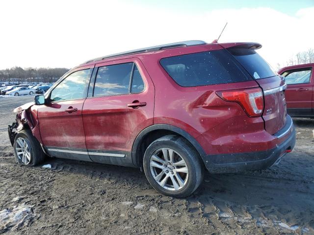 1FM5K8D89JGB82784 - 2018 FORD EXPLORER XLT MAROON photo 2