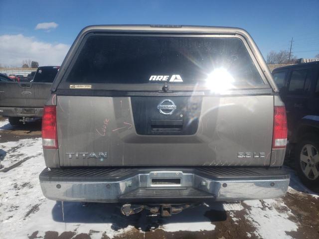 1N6AA07B76N553892 - 2006 NISSAN TITAN SE XE GOLD photo 6