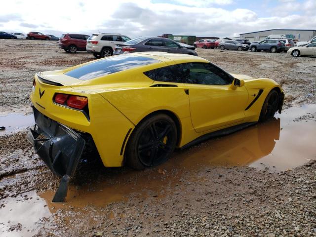 1G1YB2D73G5125628 - 2016 CHEVROLET CORVETTE STINGRAY 1LT YELLOW photo 3