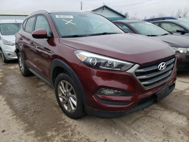 KM8J3CA43HU350236 - 2017 HYUNDAI TUCSON LIMITED MAROON photo 4