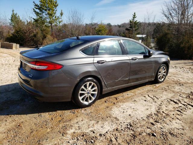 3FA6P0HD1HR262110 - 2017 FORD FUSION SE GRAY photo 3