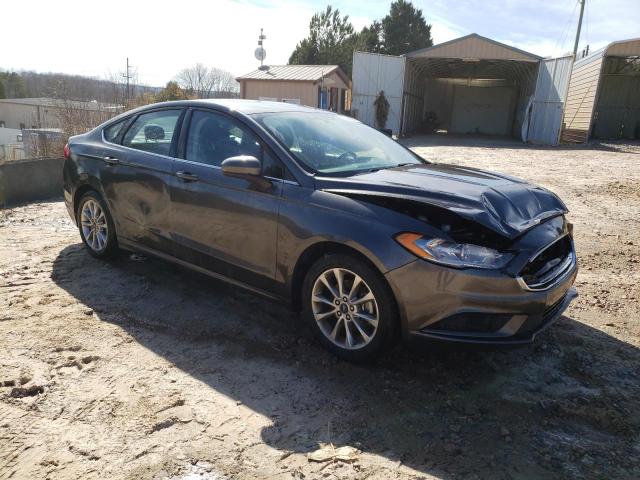 3FA6P0HD1HR262110 - 2017 FORD FUSION SE GRAY photo 4