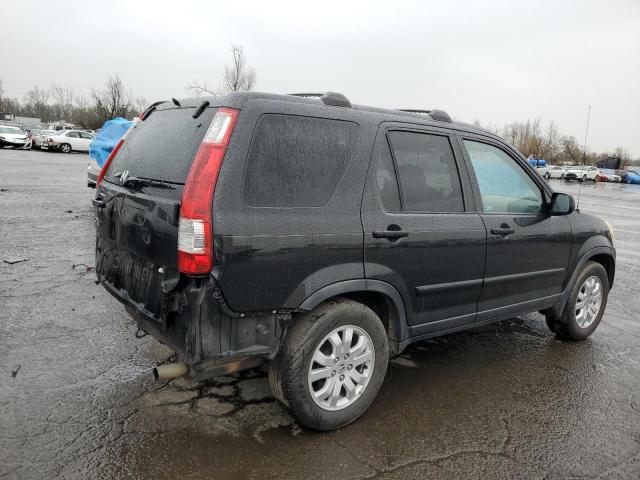 JHLRD78906C011579 - 2006 HONDA CR-V SE BLACK photo 3