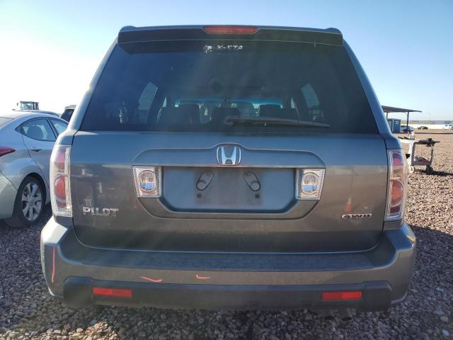 5FNYF18557B033143 - 2007 HONDA PILOT EXL GRAY photo 6