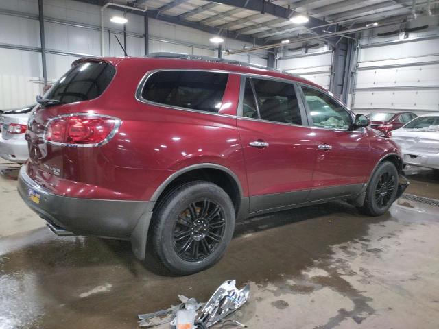 5GAER23768J294480 - 2008 BUICK ENCLAVE CXL RED photo 3