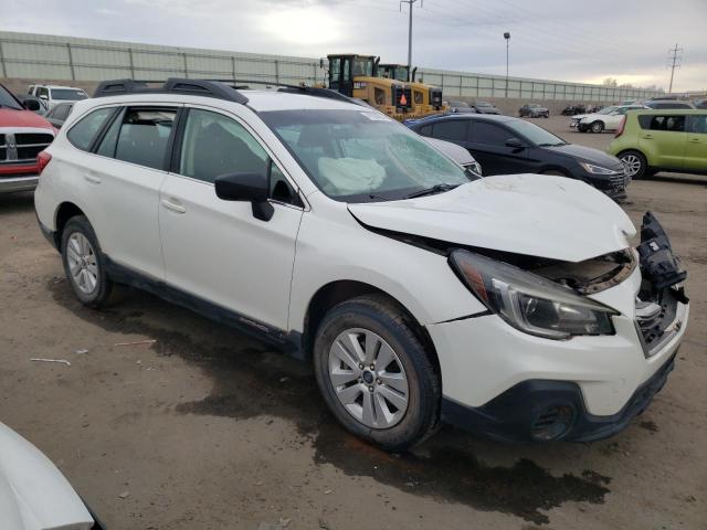 4S4BSAAC8J3245707 - 2018 SUBARU OUTBACK 2.5I WHITE photo 4