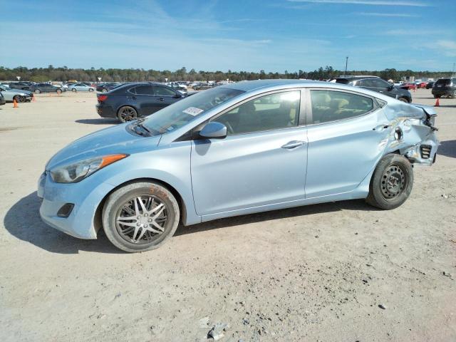 KMHDH4AE5CU248992 - 2012 HYUNDAI ELANTRA GL BLUE photo 1