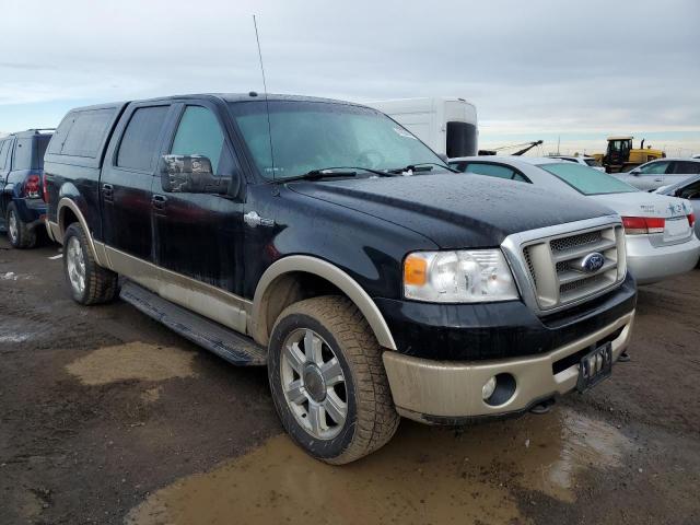 1FTPW14567KD04280 - 2007 FORD F150 SUPERCREW BLACK photo 4