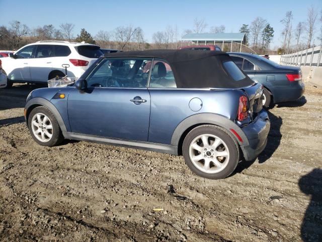 WMWMR33519TU96824 - 2009 MINI COOPER BLUE photo 2