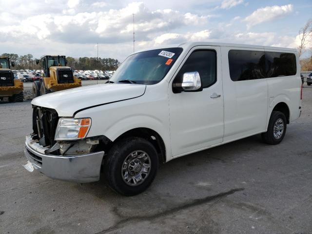 5BZBF0AA4DN201522 - 2013 NISSAN NV 3500 S WHITE photo 1